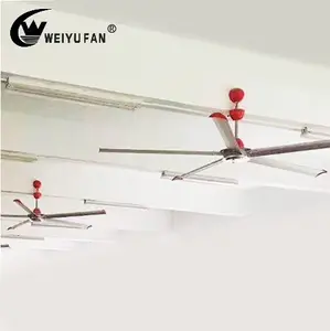 WEIYU 10FT Big Ass DC Brushless hvls Fan ventilatore da soffitto gigante all'aperto per magazzino