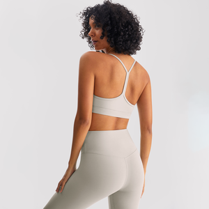 Sujetador deportivo de yoga sin costuras, suave como la mantequilla, para mujer - Top sexy con espalda descubierta para entrenamiento, con almohadillas extraíbles, transpirable <span class=keywords><strong>y</strong></span> elástico en cuatro direcciones - Product Image 3