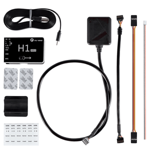 Fly Wing H1 RC GPS máy bay trực thăng điều khiển chuyến bay kép GPS mô-đun điện áp thử nghiệm 6CH flybarless con quay hồi chuyển hệ thống cho fw450l RC UAV bay không người lái - Product Image 4