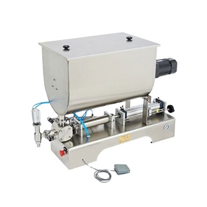 Machine de remplissage horizontale automatique et manuelle pour sauces, beurre de cacahuète, miel, confiture, crème, huile, sachets en verre et poches, avec composant moteur principal - Product Image 1