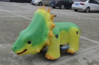 Trottinette Dinosaure Électrique Animatronique Personnalisée pour Enfants, Modèle à Monnayeur, Trottinette Dinosaure pour Enfants