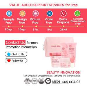 Produits de soins de la peau de marque privée masque à l'argile rose nettoyant pour le visage nettoyant pour le visage exfoliant exfoliant corps gommage ensemble de soins de la peau - Product Image 6