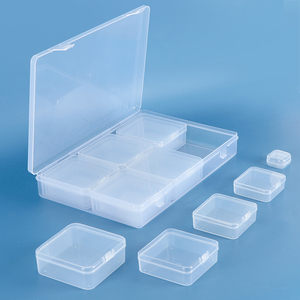 SUNSHING 30Pcs Clear Plastic Small Bead Storage Box Set Tiny Empty Beads Organizer Container for Jewelry Bracelet Making - Product Image 2