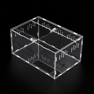 Acrylic Pen Container Pencil Plastic Storage Box Acrylic Customized Creative Desktop Display Stationery Customization