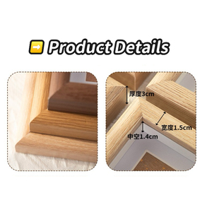 Homco thời trang Hollow khung 5/6/7/8/10 inch A4 trang trí nội thất MDF khung gỗ thiết kế gia đình MDF hình ảnh khung - Product Image 6