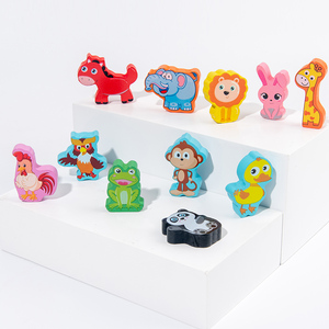 Montessori educazione per bambini giocattoli in legno bordo occupato giocattolo per la pesca matematica giocattolo montessori in legno prescolare - Product Image 6