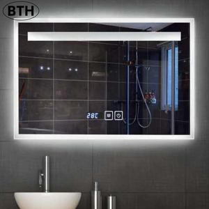 Miroir intelligent rectangulaire à LED avec éclairage <span class=keywords><strong>Design</strong></span> moderne Miroir <span class=keywords><strong>de</strong></span> <span class=keywords><strong>salle</strong></span> <span class=keywords><strong>de</strong></span> <span class=keywords><strong>bain</strong></span> d'hôtel mural avec interrupteur tactile Lumière d'écran - Product Image 1