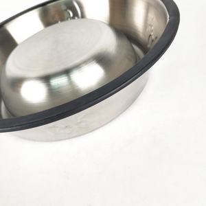 Ciotola per Animali Domestici Ecologica Portatile in Acciaio Inox, Base Antiscivolo Personalizzata, Elegante Ciotola per Acqua e Cibo per Cani e Gatti - Product Image 4