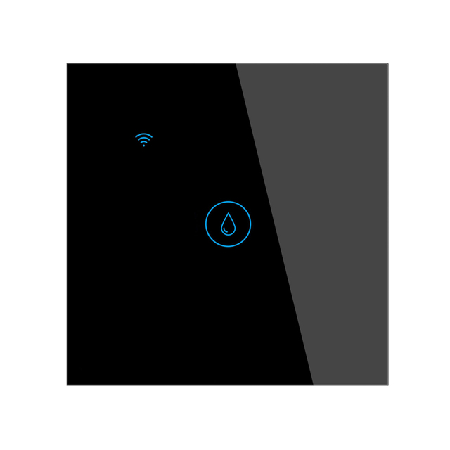 LEDEAST DS-161 Black White Smart Home TUYA APP and Voice Control Touch Panel Wifi Smart Water Heater Switch