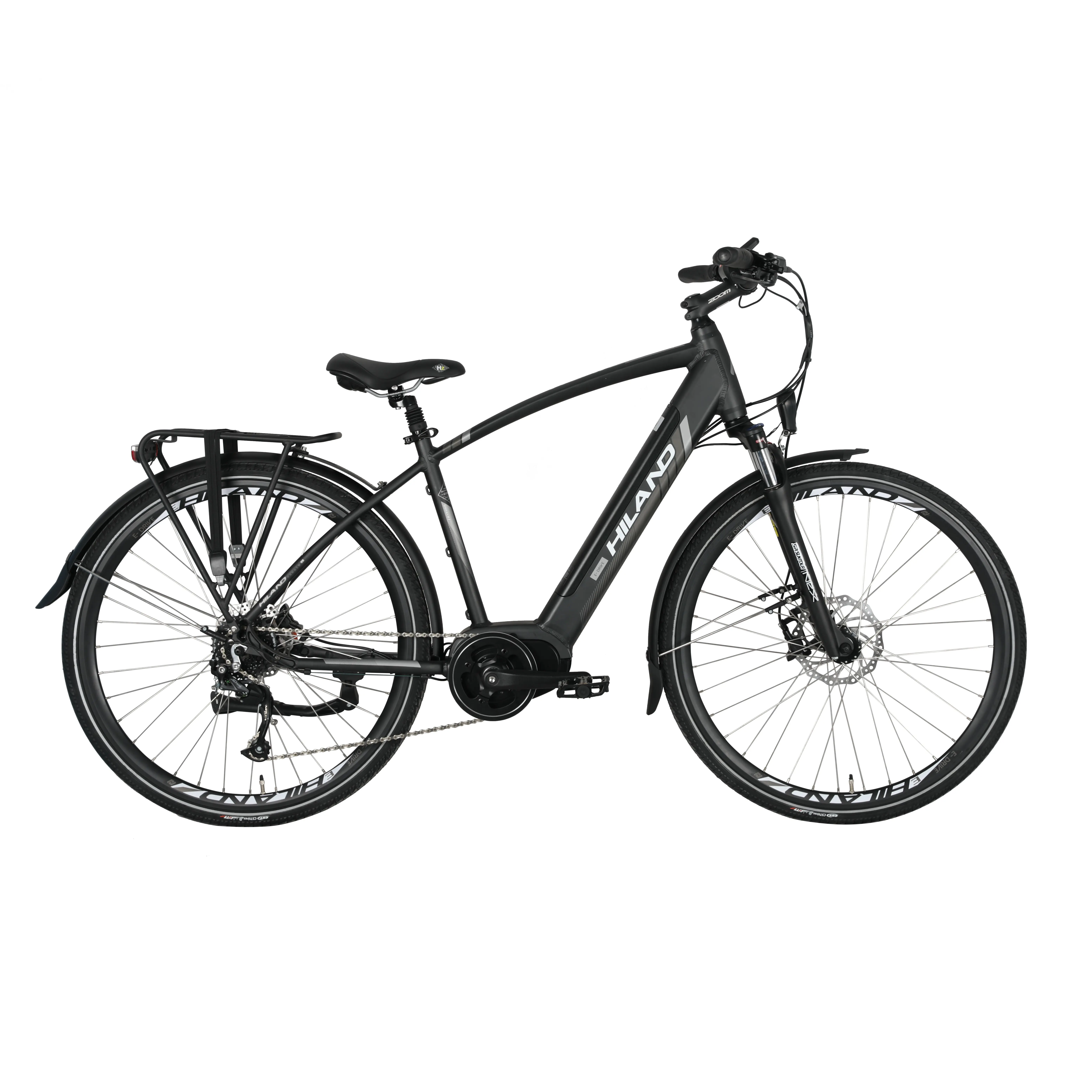 JOYKIE 36v 250w فرش منتصف محرك ebike دراجة كهربائية للمدينة 700c الخفية المحرك المركزي دراجة كهربائية