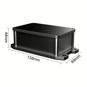 Caja de Aluminio Anodizado con Recubrimiento en Polvo para Banco de Energía Electrónico EBM, Montaje en Pared, Exterior, IP66, Impermeable - Product Image 1