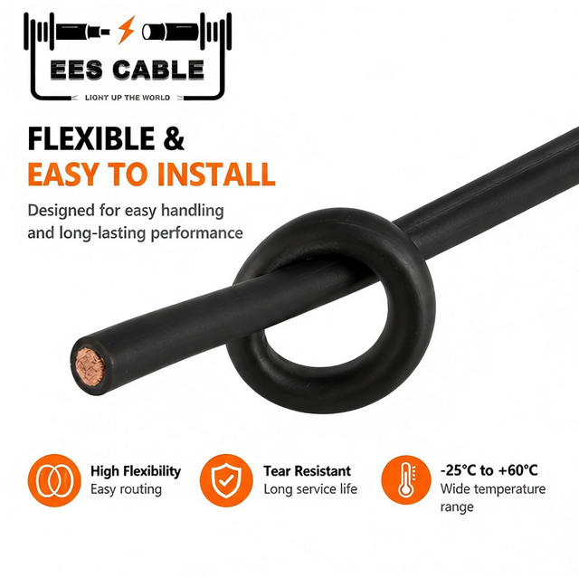 H07RN-F 3G2.5mm2 Welding Cable Cu Tinned Copper Rubber Insulated EPR Insulation 450/750V Flexible Trailing Wire EESCABLE