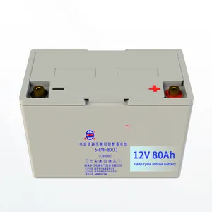 Tuổi Thọ Dài VRLA Ô Tô Pin 12 Volt 80Ah Kín AGM Pin Sạc