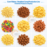 Machine à fabriquer des céréales pour le petit-déjeuner, des corn flakes, des boules de céréales, des anneaux de céréales, des collations à l'avoine, ligne de production d'extrusion à double vis