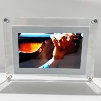 Cadre vidéo numérique LCD 7 pouces avec lecteur de boucle vidéo en boucle