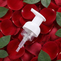 Pompe distributrice de savon en mousse anti-déversement en plastique 40/400 avec bouchons de bouteille pour savon liquide et lotion