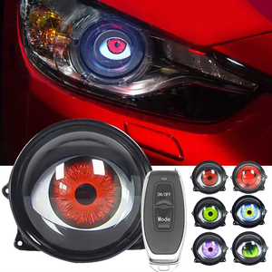 ไฟหน้ารถยนต์คุณภาพสูงแบบ LED Devil Eye เลนส์ไฟหน้ารถยนต์ Demon Eyes Devil LED - Product Image 1