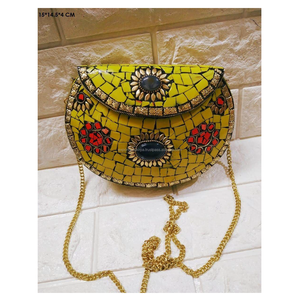 Sac à main pour femme de style bohème indien, grande capacité, fait à la main, sac de soirée à perles, sac de shopping, vente en gros, style bohème - Product Image 1