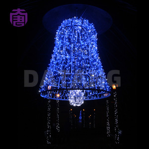 Large Outdoor Christmas Bell <b>Light</b> Up Decoration for Holiday Festival - Product Image 3