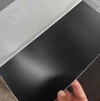 Plaques en plastique ABS bicolores, laminées, gravées au laser, noir/mat ou blanc, épaisseur 0,1 mm à 3 mm, 1'x2' (300x600 mm) ou 610x1220 mm (12''x24'')
