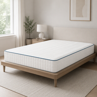 Matelas Hybride à Ressorts Ensachés Compressé Sous Vide, Emballé en Rouleau, Tailles King et Queen, Meubles de Chambre, Logo Personnalisé - Vente Chaude