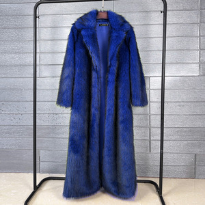 Cappotto Lungo in Ecopelliccia da Donna con Colletto Stile Giacca, Disponibile in Nero/Grigio/Rosso Volpe, Spesso e Caldo, Taglie Plus, Parka in Finta Pelliccia - Product Image 6