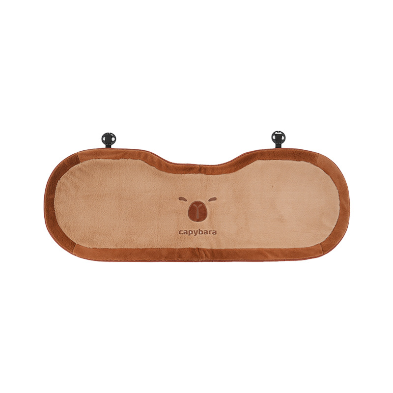 Coussin de siège Kapibala brodé en fourrure de lapin (rangée arrière)