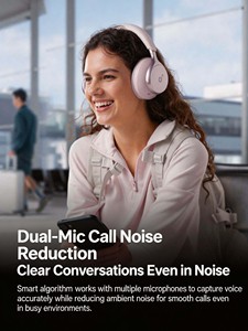 Soundcore Space One A3035 Auriculares Bluetooth 5.3 Over-Ear con Cancelación de Ruido Adaptativa ANC, Auriculares Inalámbricos con Audio de Alta Resolución LDAC - Product Image 5