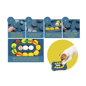 Juguete de rompecabezas para perros con dispensador de comida, tazón interactivo antideslizante, comedero lento para cachorros y perros, estimula el ejercicio mental - Product Image 5