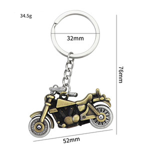 Venta al por mayor logotipo personalizado Metal Mini Anime motocicleta <span class=keywords><strong>llavero</strong></span> para <span class=keywords><strong>monedero</strong></span> bolsa - Product Image 4