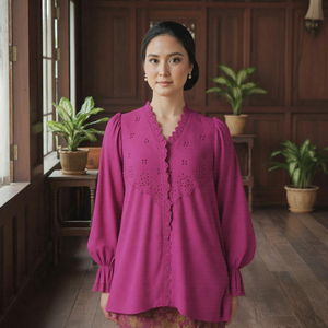 Borong Baju Kurung Moden Modeste Ironless Polyester Fiber Respirant Formelle Soirée Prêt Stock Harga Kilang Malaisie Mode - Product Image 2