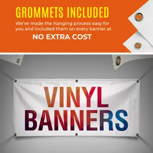 Outdoor Business Sports Flex Vinyl PVC Mesh Large Banner Logo Sublimation Digital Printing Service Sign Banners Manufacturers