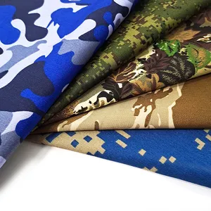 TC 65/35 21*21 118*60 205gsm Factory Delivery Supply Woven Functional Uniform Fabric For Camouflage Clothing