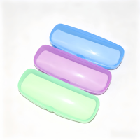 Étui à lunettes simple en plastique rigide avec fermeture à pression, modèle Yjh001, 5-5,9 pouces, pour lunettes de lecture optiques, prix d'usine Xinjingakang