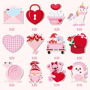 Valentine's Day Sticky Notes High Stickiness High Quality Office Learning Memo <b>Pad</b> Enterprise Customized LOGO Business Gifts - Product Image 3
