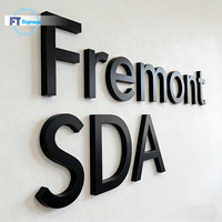 Lettere Logo 3D Non Luminose per Insegne da Interno, Durevoli, Facili da Installare, Perfette per Branding Aziendale e Commerciale