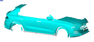 Pour <span class=keywords><strong>Audi</strong></span> RS <span class=keywords><strong>Q8</strong></span> RSQ8 2021-2023 jupes latérales en Fiber de carbone véritable Extensions lèvres - Product Image 4