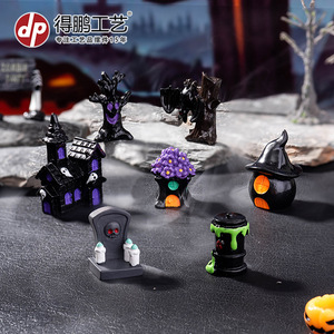 Dp Miniature Halloween Decorations Resin Figurines For Indoor Party Decoration - Product Image 4