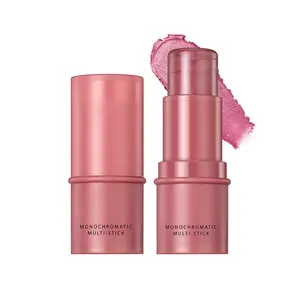 Bastão de maquiagem multifuncional hidratante brilho delicado brilho brilhante para blush iluminador de contorno de blush