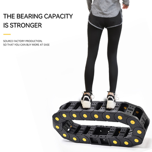 ケーブルベアリング10*10牽引抗力プラスチックチェーンCNCルーター建設ブリッジタイプ - Product Image 5