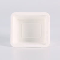 Vente en gros d'emballage rectangle IML écologique durable de 150ml imprimé de logo personnalisé Récipient à beurre en plastique PP jetable