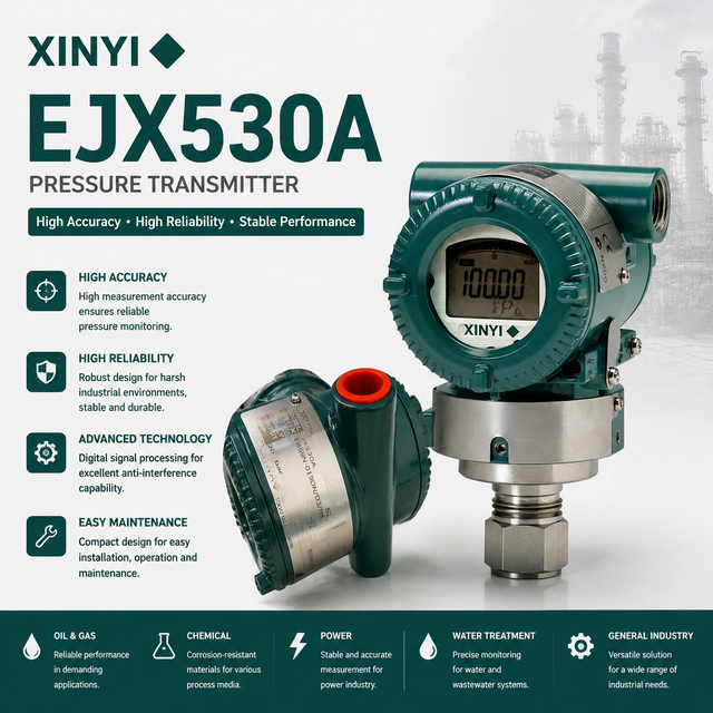 4-20mA EJX530A Industrial DP Transmitter High-Precision Pressure Transmitter EJA110E EJA210E EJA630E EJA530E Series