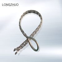 Poignées de câble en acier galvanisé à maille simple pour la protection des fils, diamètre de fil 16-22 mm, longueur personnalisable