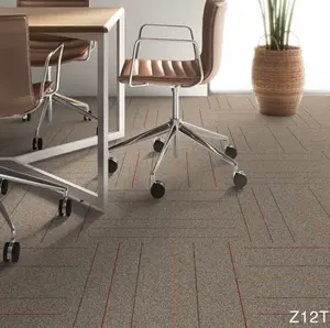 50*50cm PP office carpet modern asphalt backing hotel easy to remove padding tiles carpet