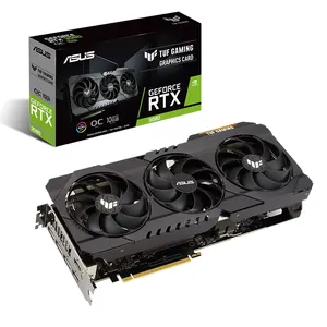 ASUS 엔비디아 TUF 게이밍 지포스 RTX 3080 OC 에디션 10GB GDDR6X 320 비트 메모리가있는 게임용 그래픽 카드 사용