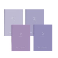 Cahier de notes A4 A5 B5 pour étudiants, reliure cousue, personnalisable, différentes couleurs et pages intérieures