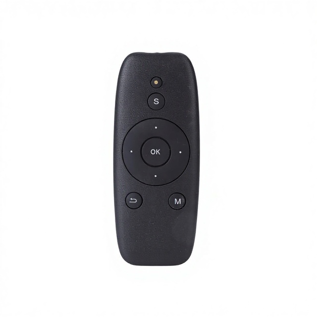 OEM ODM Factory Metal IR RF Wireless Controller Learning Code LED Indicator for Home Automation TVSHARP Luxury Remote Control