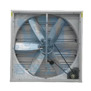 Large Airflow Square Wall Extractor Industrial Greenhouse Fan Poultry Farm Ventilation Exhaust fan 1000 1380 1400 Hammer fan