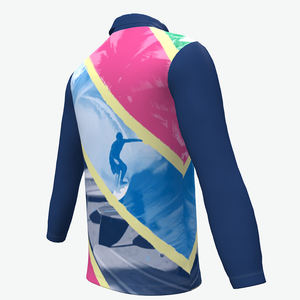Polo de sport à manches longues pour homme avec impression par sublimation - Product Image 5