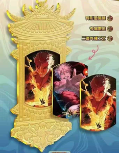 Venta al por mayor Anime Jujutsu Kaisen tarjetas de colección Ryomen Sukuna personaje batalla tarjetas coleccionables arte tableros niños regalos favoritos - Product Image 4